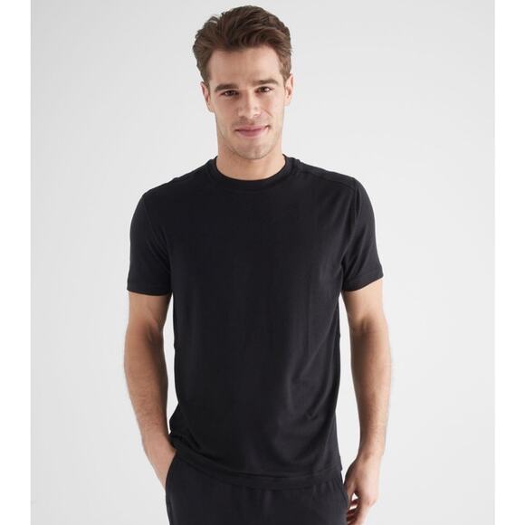 NOBULL Merino Wool Blend Short Sleeve T-Shirt Black XXL - Picture 1 of 4